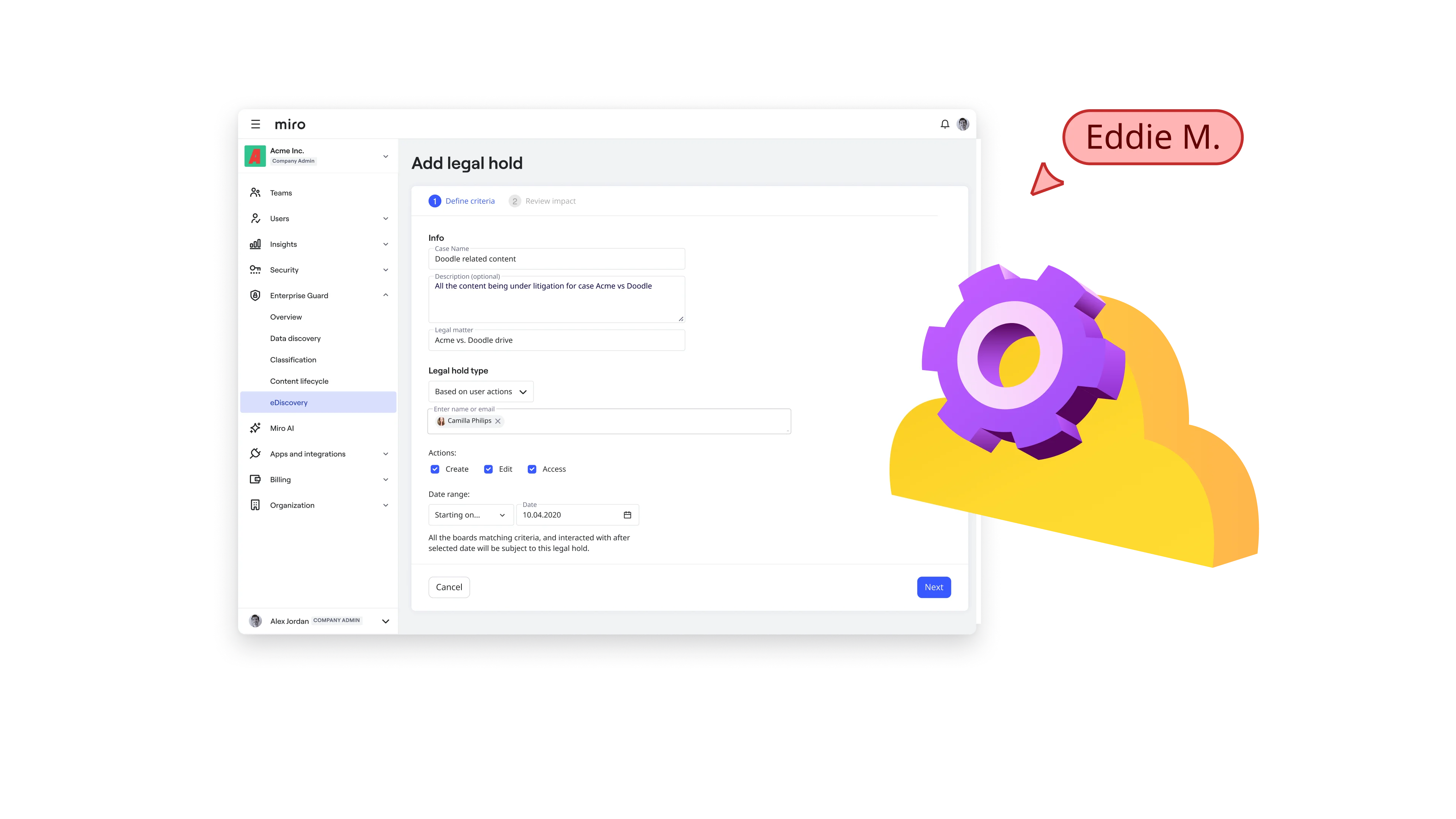 eDiscovery Enterprise Guard