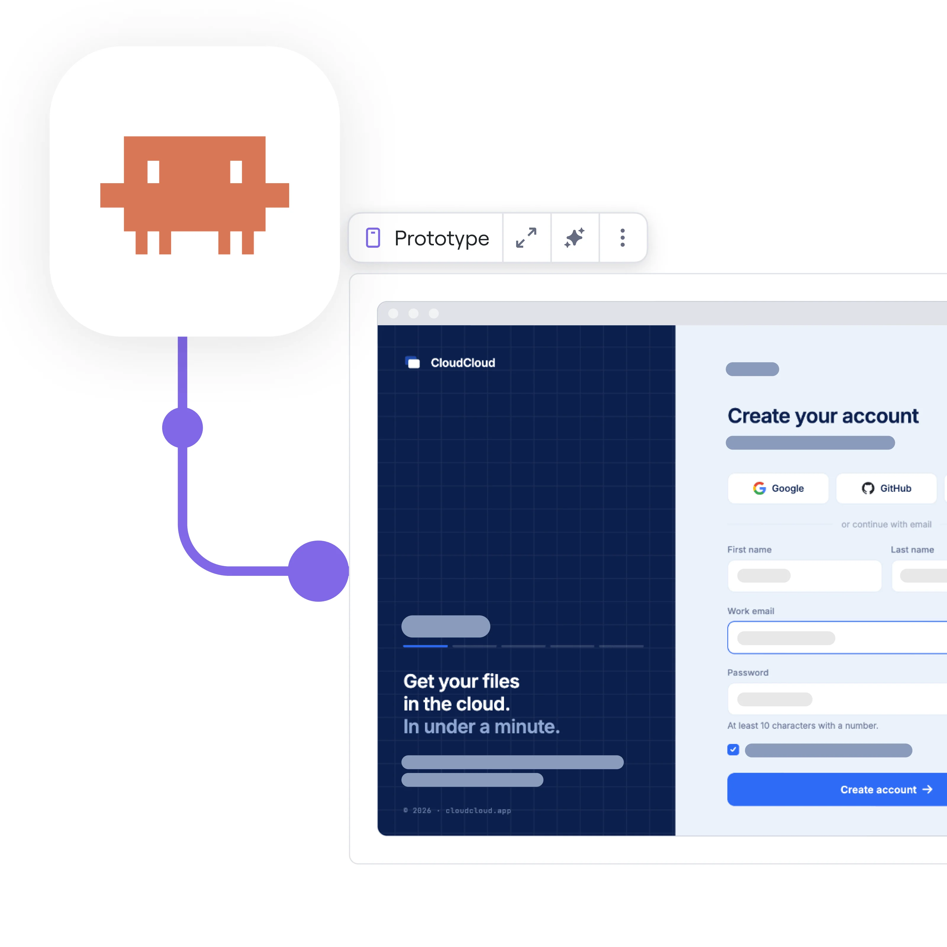 Bring prototypes into the canvas