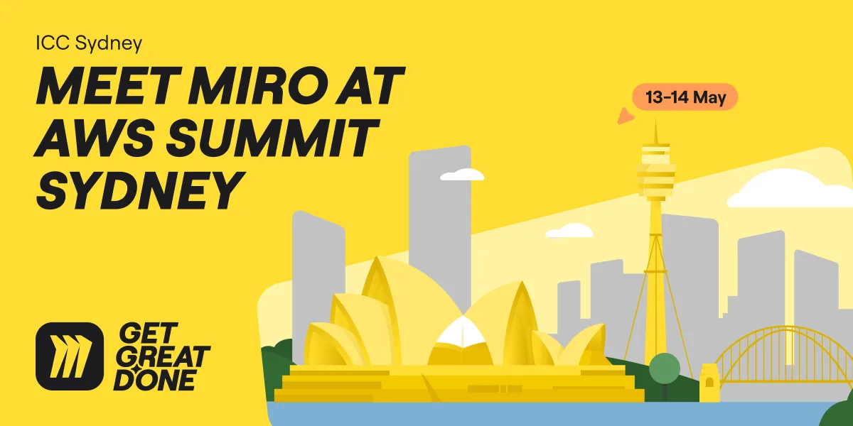 Miro AWS Summit Sydney 2026 (header)