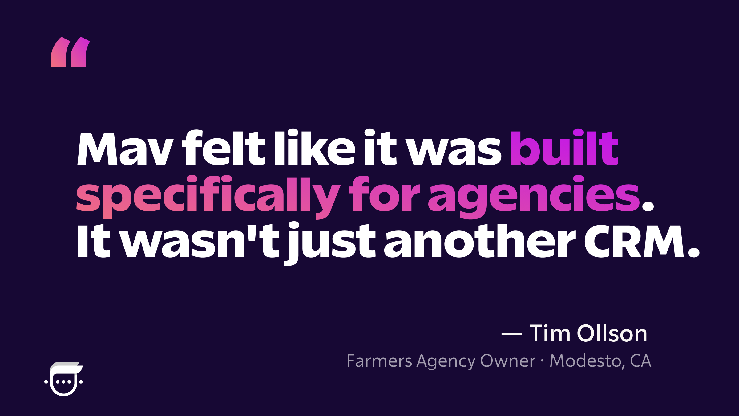 Tim Quote — Not another CRM — 4 5 LinkedIn@2x