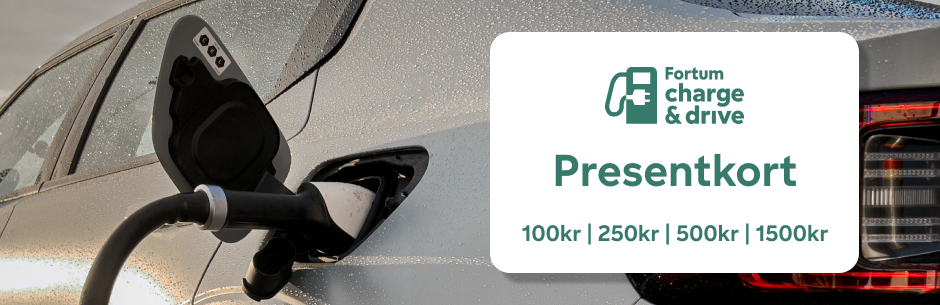Presentkort, Fortum Charge & Drive