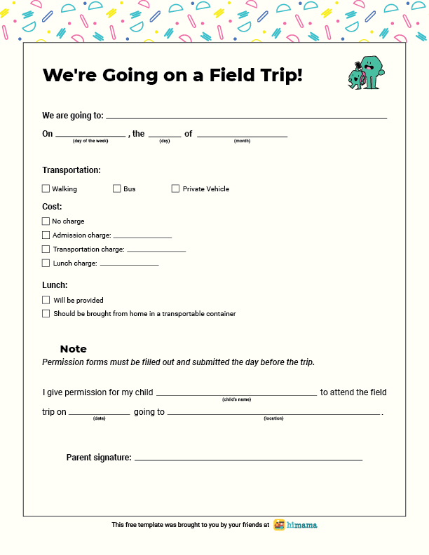 field-trip-permission-form