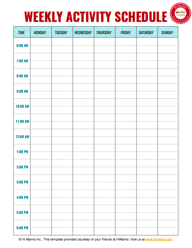 Daycare Daily Schedule | Templates | Lillio daycare-daily-schedule-templates-lillio