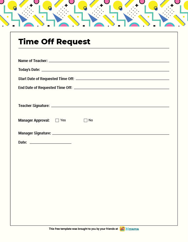 staff-time-off-request-form-templates-lillio