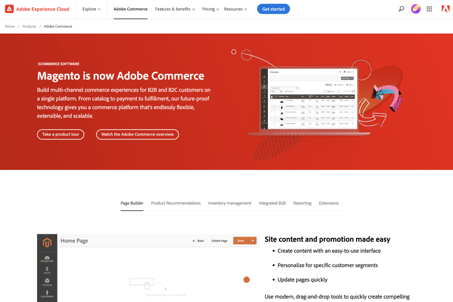 Adobe Commerce: comercio multicanal para clientes B2B y B2C