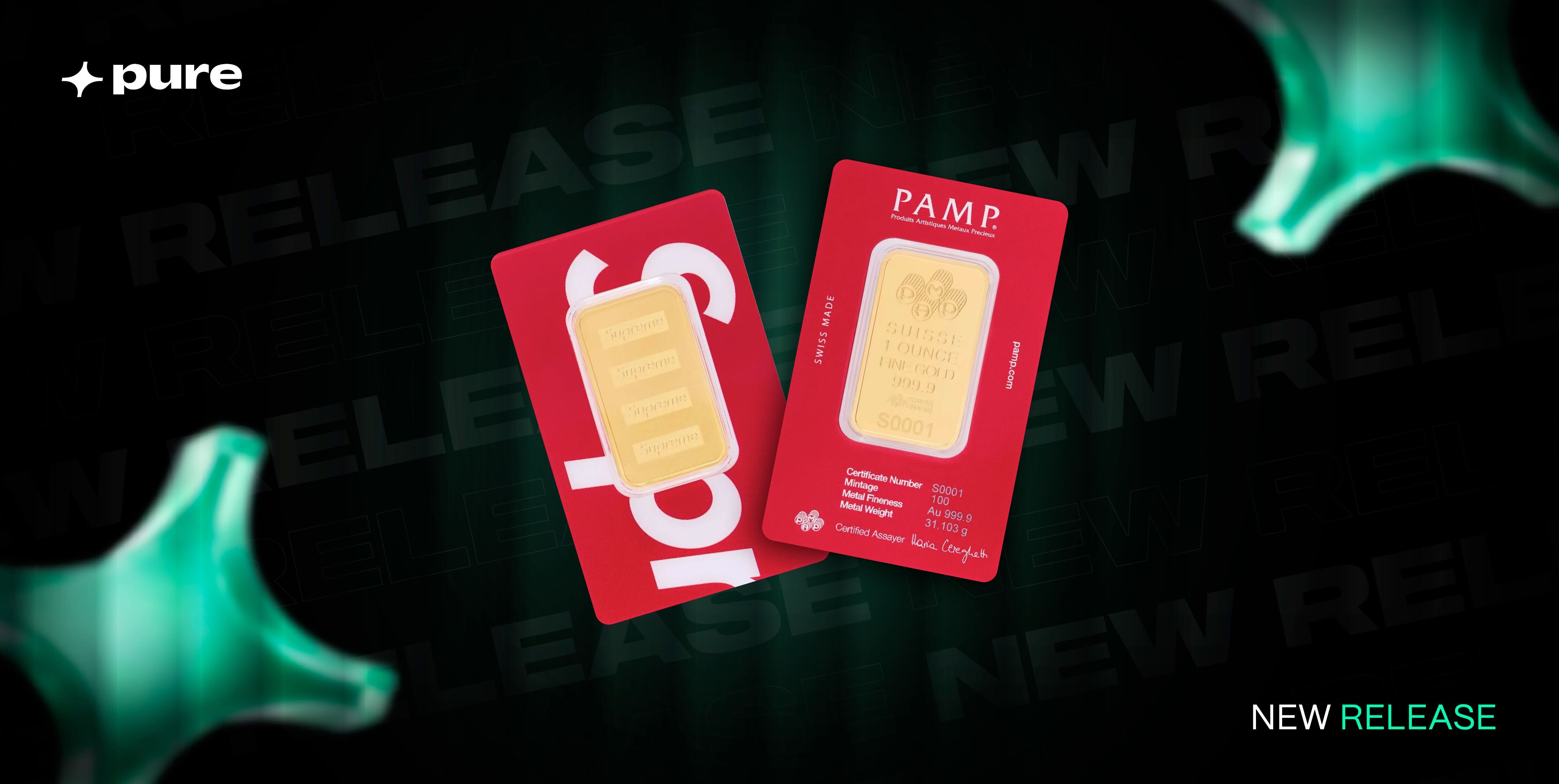 2026 Supreme Release Details: 1 oz Gold Bar Supreme®/PAMP Suisse