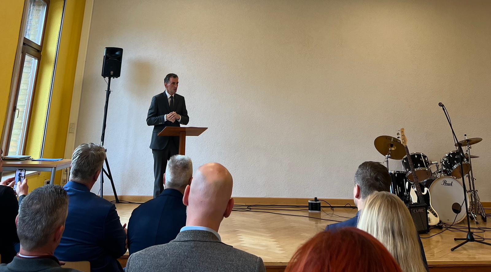 Besuch Bildungsminister Jan Riedel