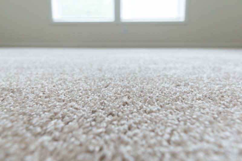 Close up view of Shaw Floors® carpet in a manufactured home.