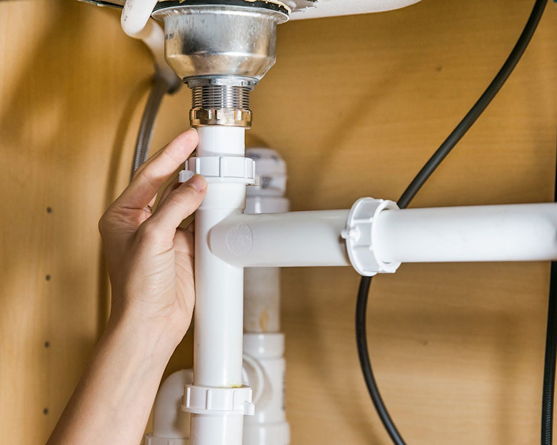 fixing leak under sink in a mobile home
