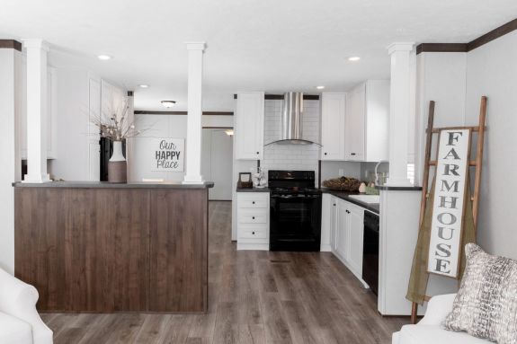 Check out the kitchen in The Powerhouse mobile/manufactured/modular home.