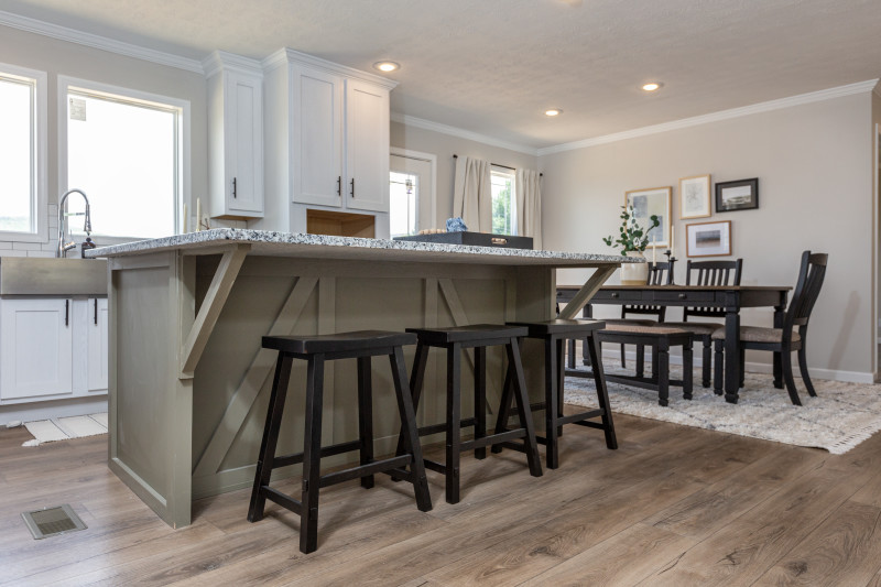 Clayton Homes Hawthorne modern style kitchen island