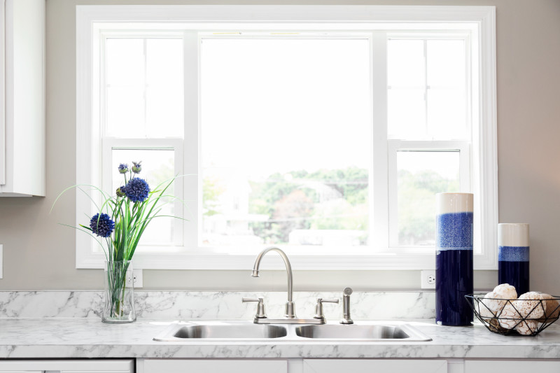 big picture window above kitchen sink