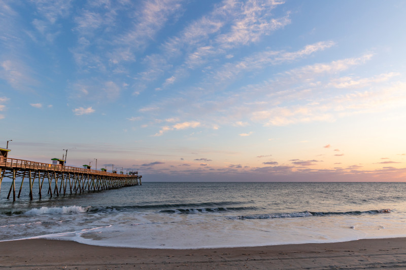 Wilmington NC Atlantic Ocean Sunrise 