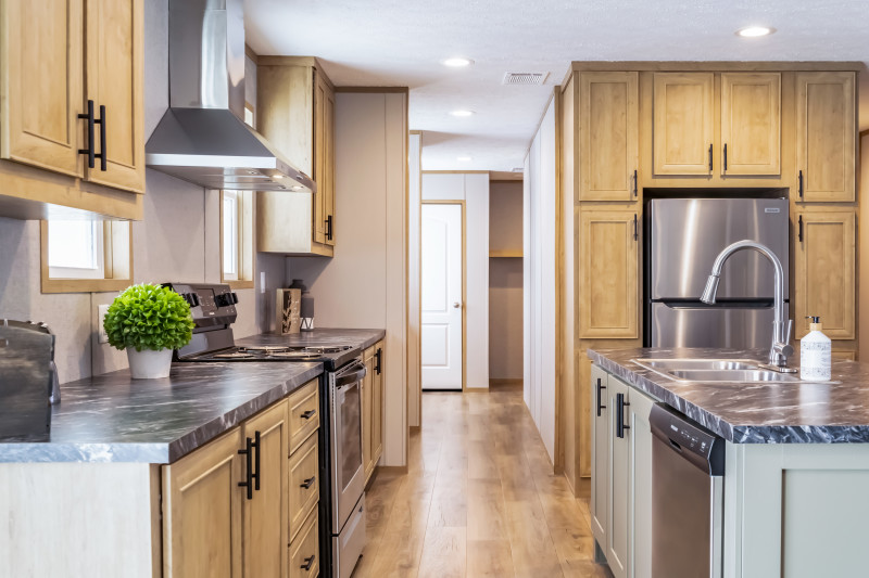 Photos Show Family's Stylish RV With Laundry Room and Kitchen Island
