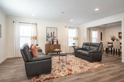 The 4220 "Atlantic" 7228 features an intimate dining room and large entryways.