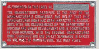 Hud Certification For Manufactured Homes L Clayton Studio