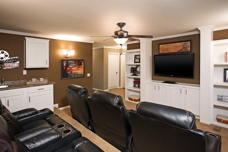 Making a Big Home Theater in a Small Man Cave Space