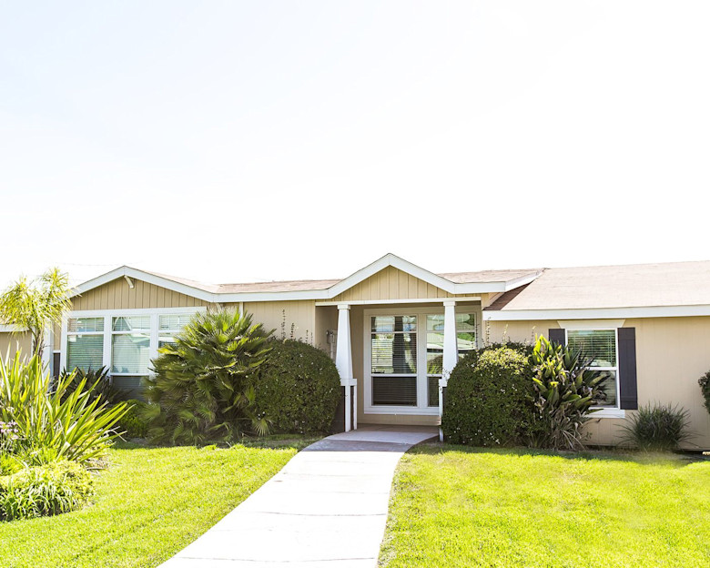concrete walkway mobile home