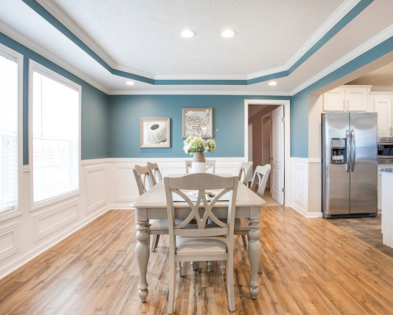 mobile home dining room flooring