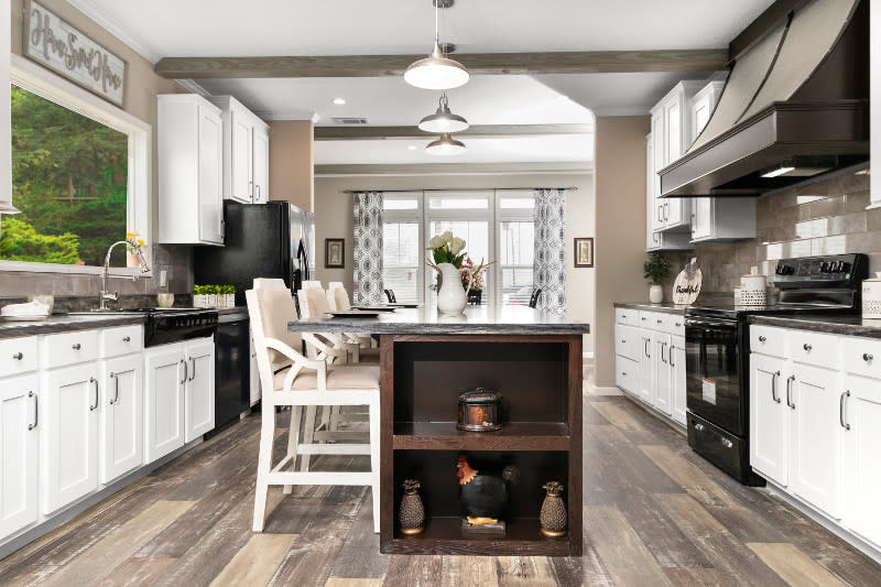 Clayton Homes With Farmhouse Features L, Farm Themed Kitchen