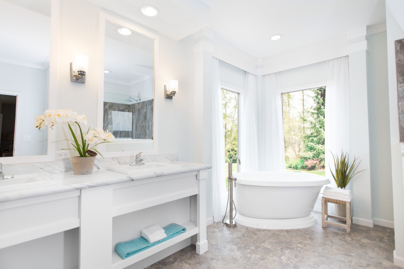 Primary Bathroom with Free-standing Tub