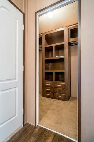 Closet Organization For A Mobile Home