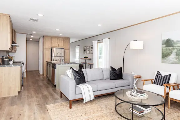 Check out the living room in the Mariner mobile/manufactured/modular home.
