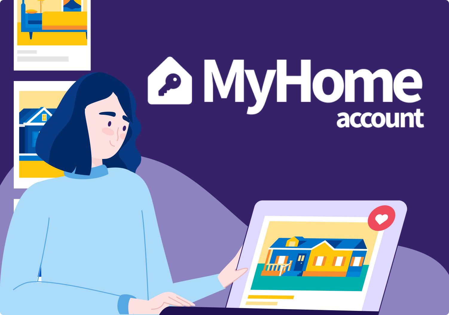 Create a MyHome account to keep track of your favorite homes!