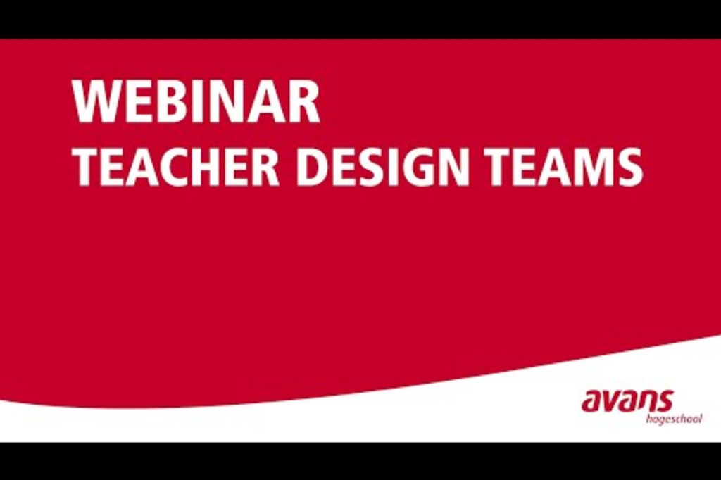 Screenshot openingsslide Webinar Teacher Design Teams. 