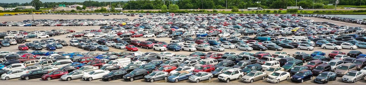 IAA lot of cars