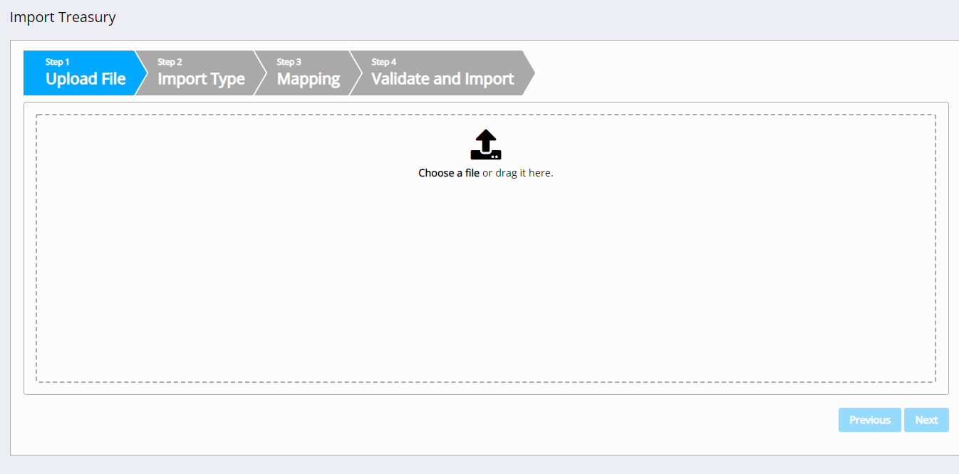 Treasury: ImportToolStep1