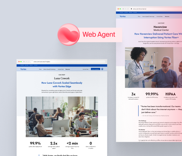 web agent page