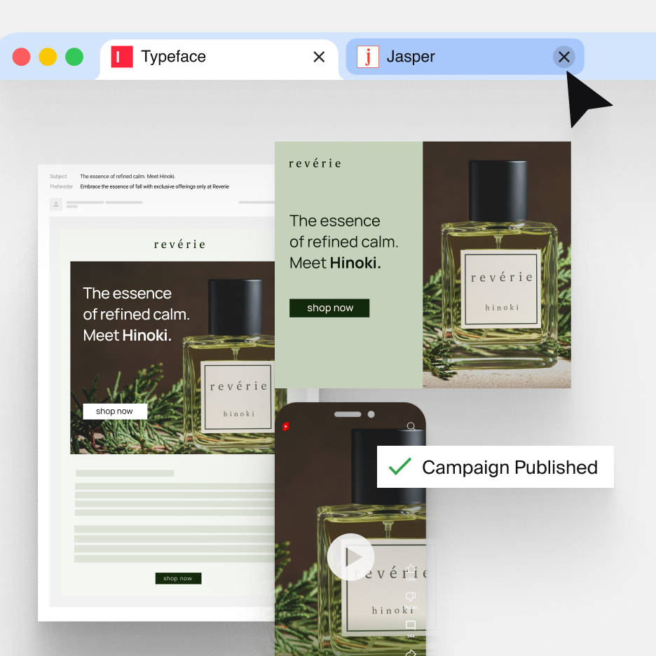 Typeface vs Jasper Hero visual