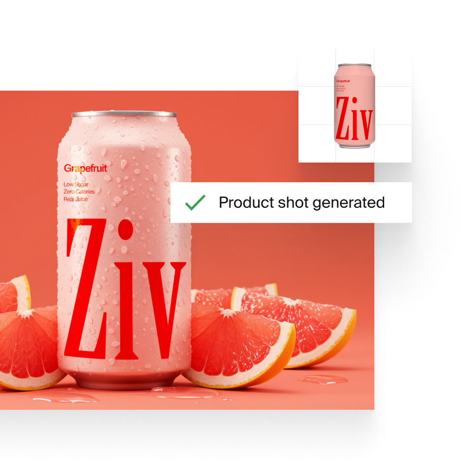 Retail page Realistic Product Shots