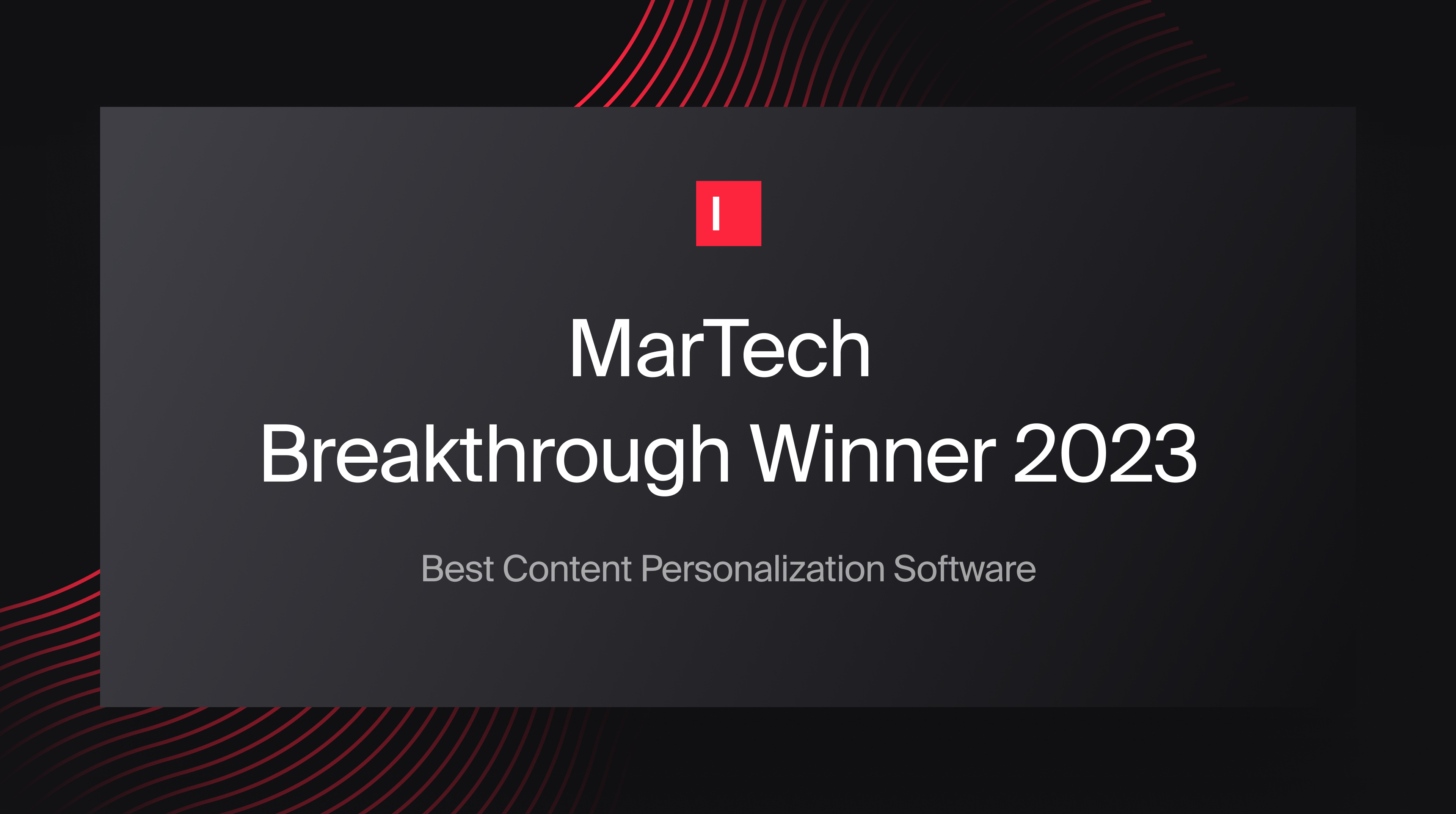 Typeface Wins the 2023 MarTech Breakthrough Award for "Best Content Personalization Software"