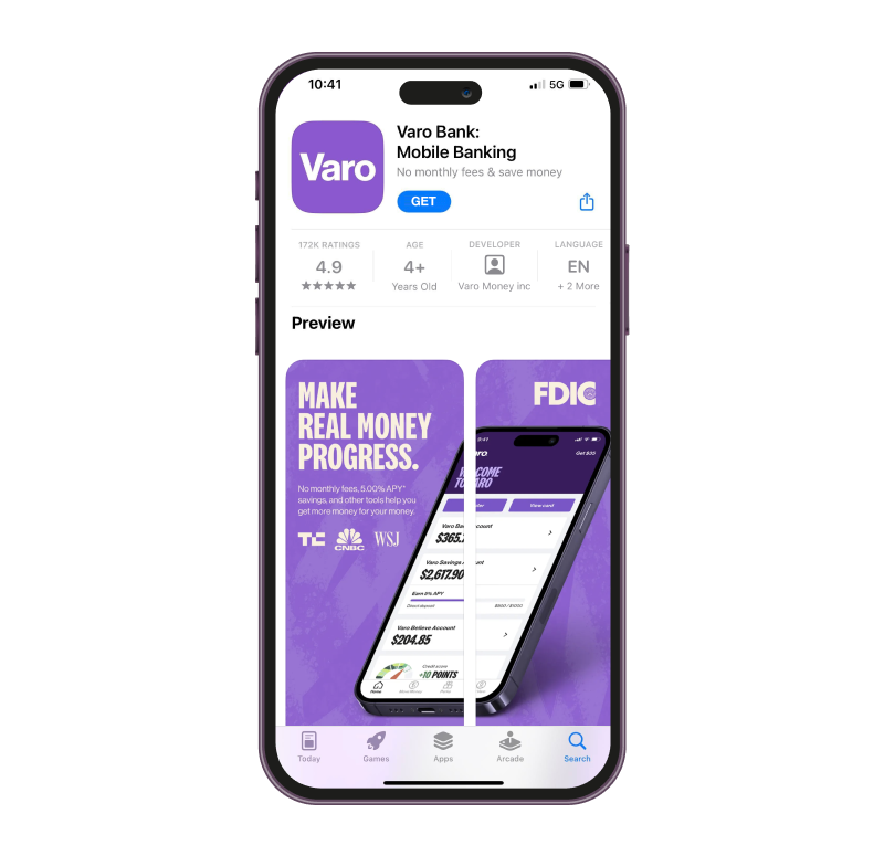 Open An Online Bank Account Today | Varo Bank