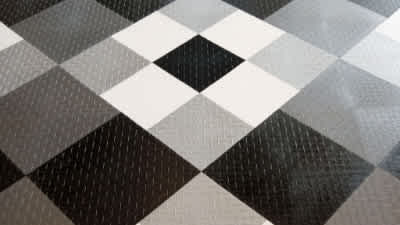 Diamond Garage Tiles
