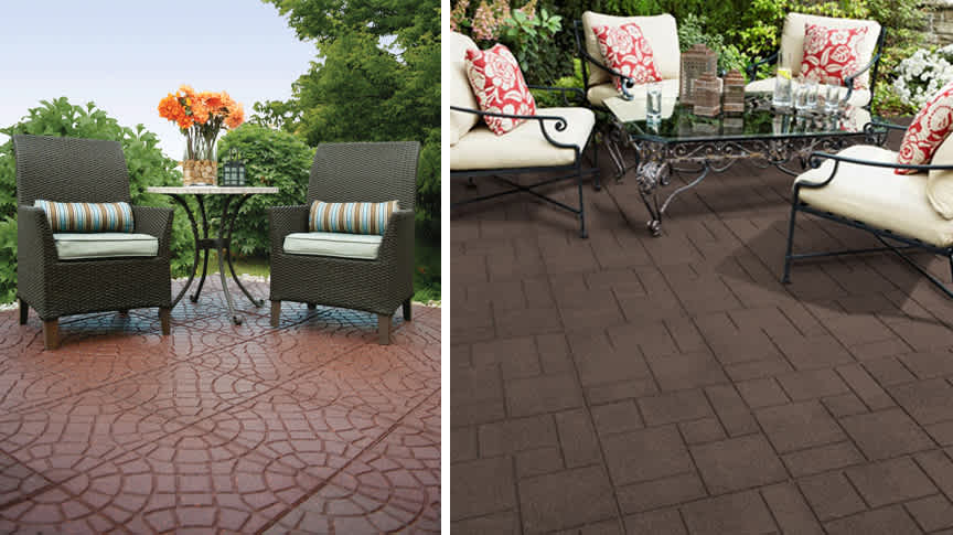 Outdoor Rubber Paver Tiles