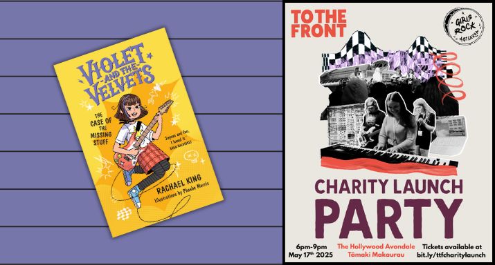 Violet and the Velvets meets Girls Rock Aotearoa: Rachael King | Kete ...