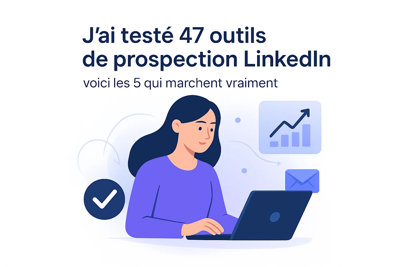 47 outils prospection LinkedIn testés : les 5 qui marchent
