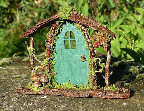 Miniature Green Fairy Door