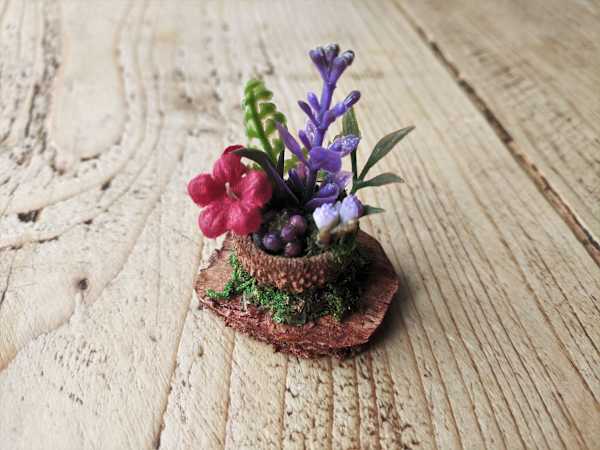 Purple Flower Pot