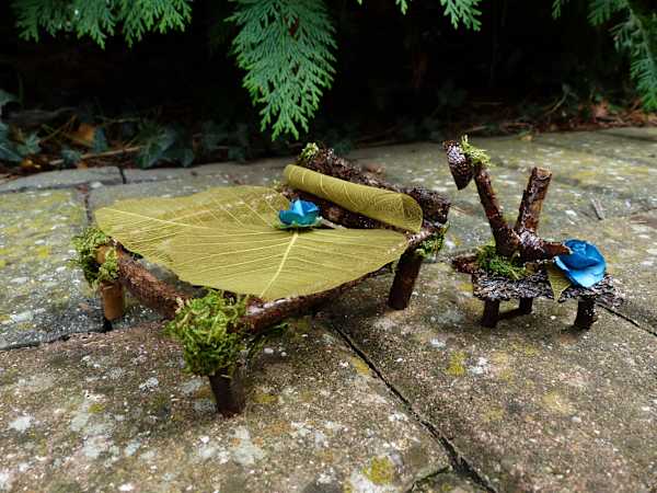 Leaf Covered Bed