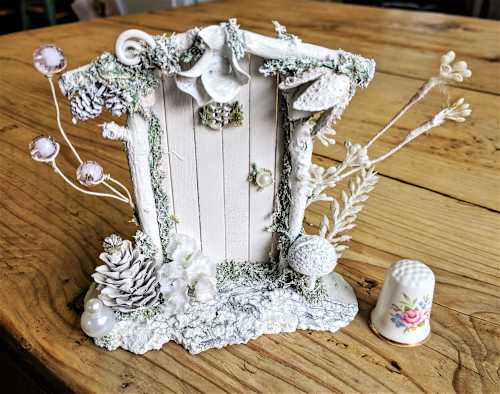 White Fairy Door