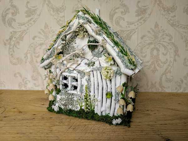 Winter Snowdrop Fairy House