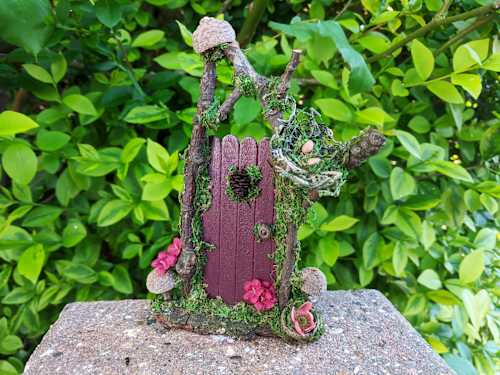 Burgundy Fairy Door