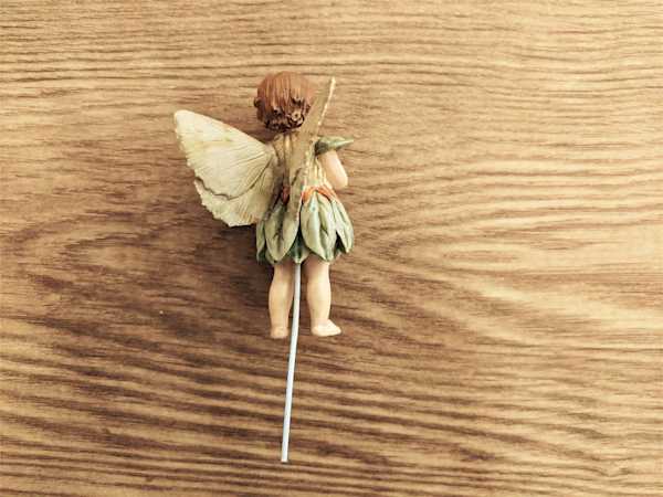 White Clover Flower Fairy Figurine