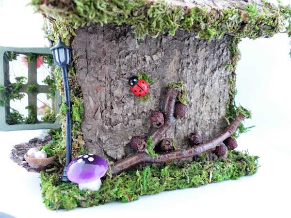 Ladybird Fairy House Side View