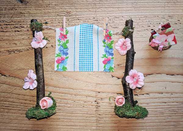 Flowery Washing Line