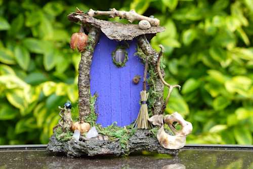 Magical Purple Fairy Door